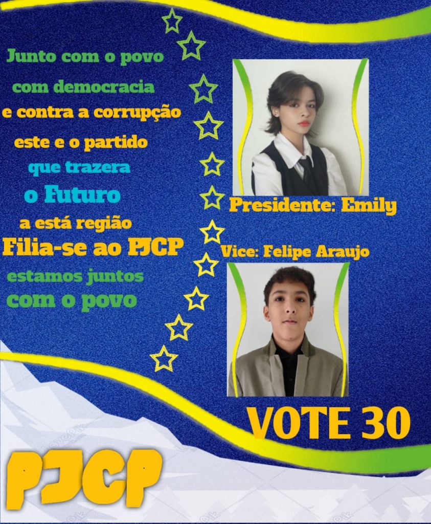 Felipe Araújo e presidente Emilly Gabrielle  n°30