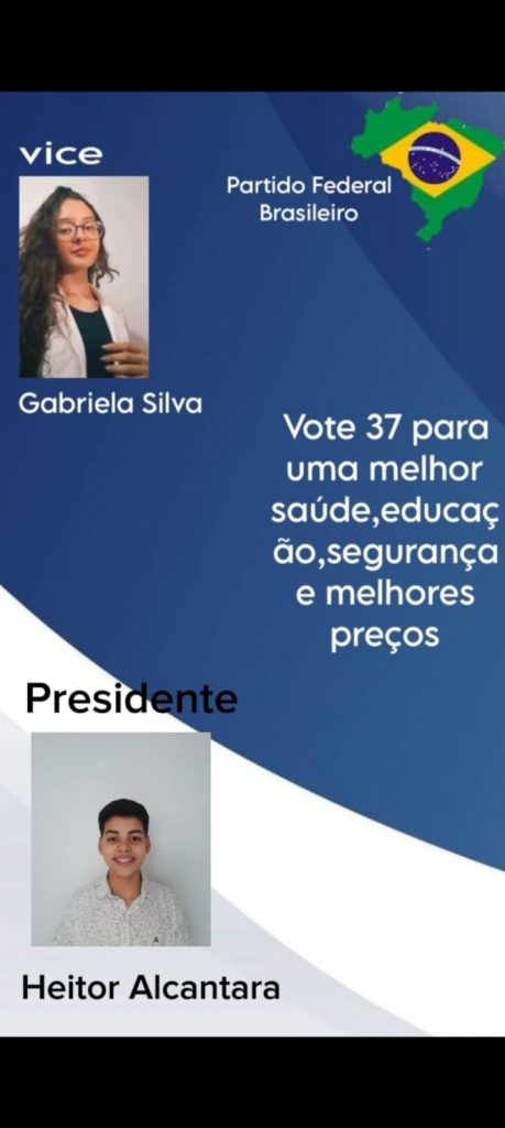 Gabriela Silva e presidente Heitor – n° 37