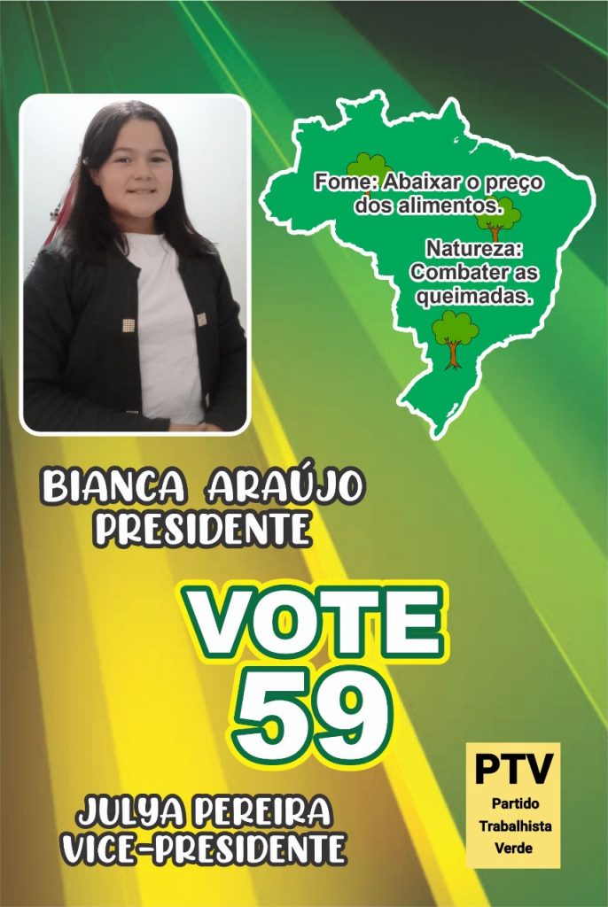 Julya Pereira  e presidente Bianca n° 59