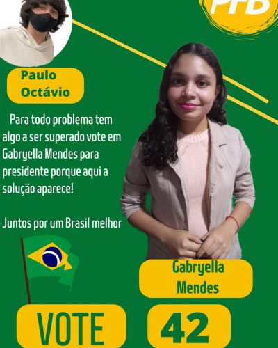 Paulo Octavio e presidente Gabryella  Mendes  n°42