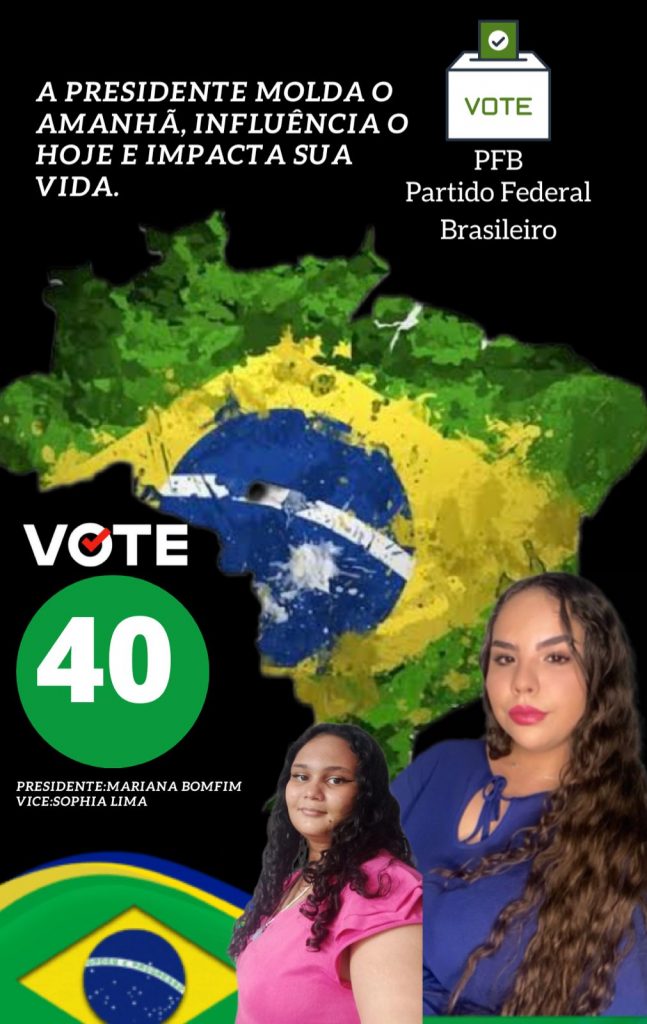 Sophia e presidente Mariana Bomfim   n° 40