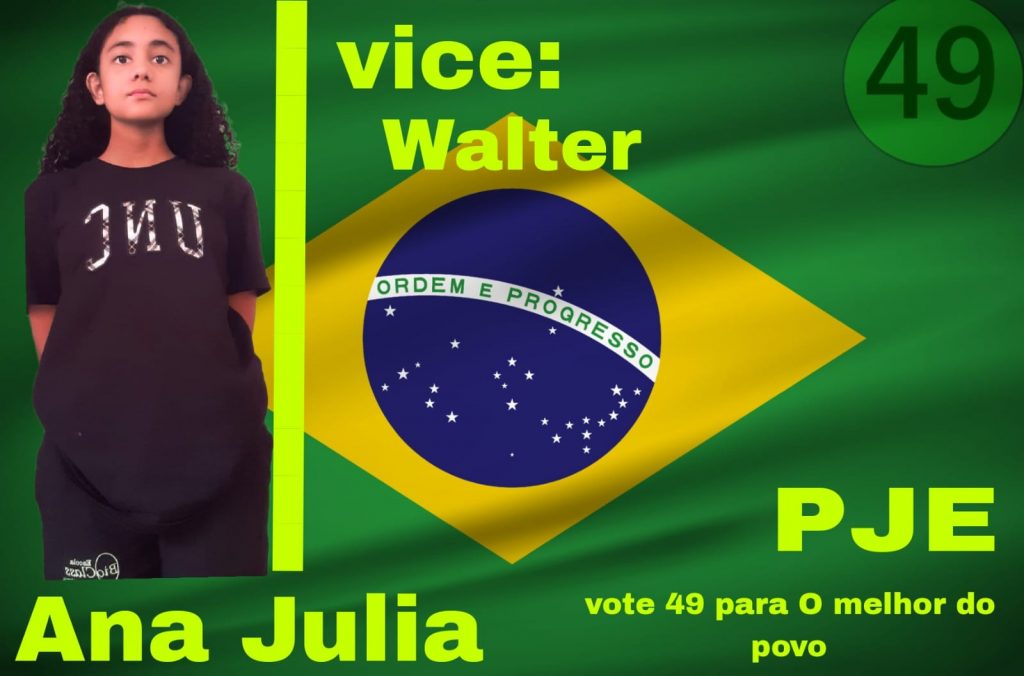 Walter e presidente Ana Júlia  Rodrigues n° 49