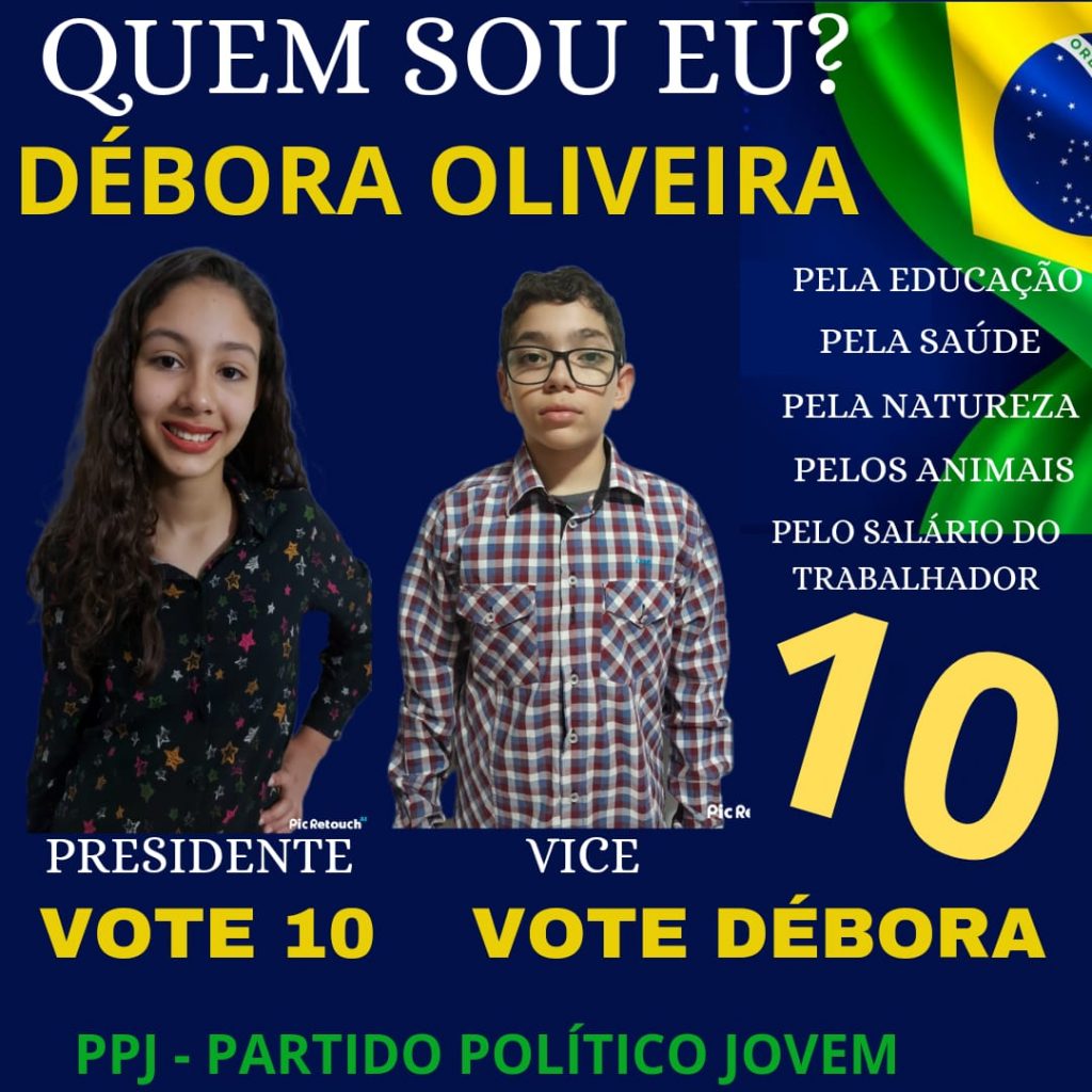 Gabriel Medeiros e presidente Débora  n°10