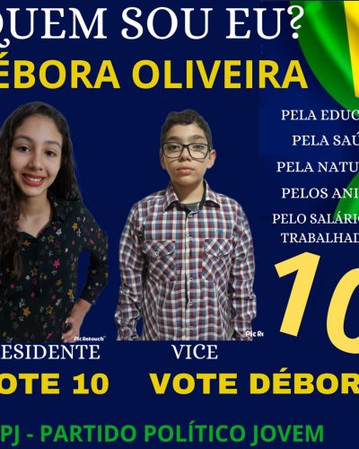 Gabriel Medeiros e presidente Débora  n°10